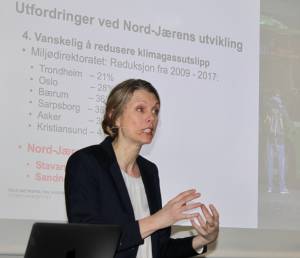 En av hovedtalerne var Gro Sandkjær Hanssen.